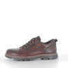 Baskets Basses en Cuir Marron