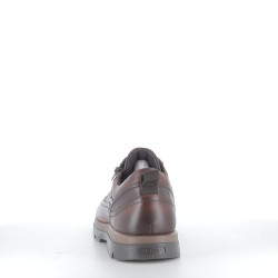 Baskets Basses en Cuir Marron
