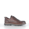 Baskets Basses en Cuir Marron