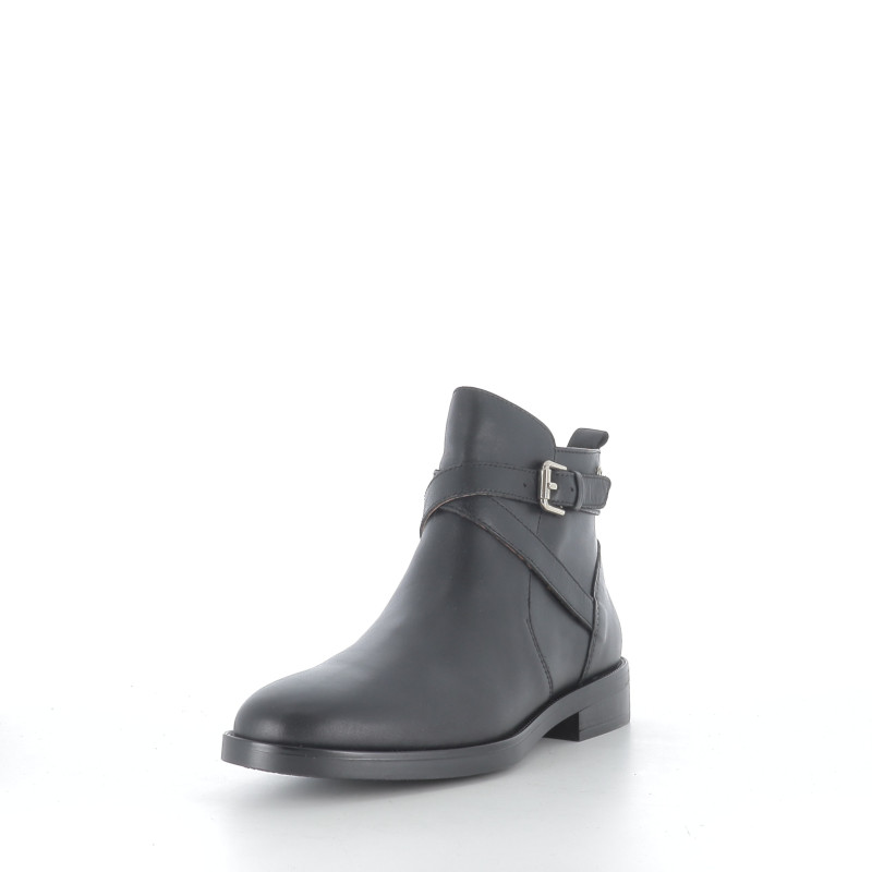 Boots noires en cuir