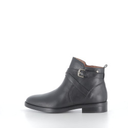 Boots noires en cuir