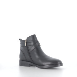 Boots noires en cuir