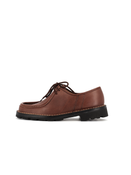 derby homme marron en cuir