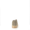 Baskets Montantes en Cuir Vert Kaki