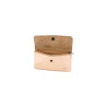 Porte-cartes en cuir rose