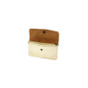 Portefeuille or en cuir