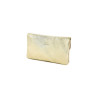 Portefeuille or en cuir