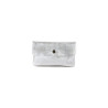 Porte-feuille argenté cuir