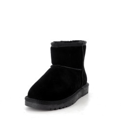 Boots Kelara en Cuir Daim Noir