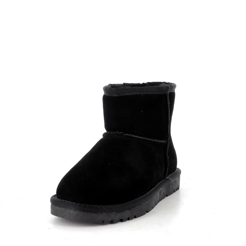 Boots Kelara en Cuir Daim Noir