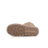 Boots en cuir taupe Kelara