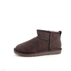 Boots en cuir marron Kelara
