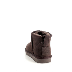 Boots en cuir marron Kelara