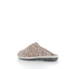 Mules en laine beige