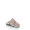 Mules en laine beige