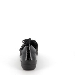 baskets basses Remonte en noir brillant