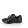 baskets basses Remonte en noir brillant