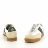 Baskets basses blanches et vertes