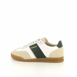 Baskets basses blanches et vertes