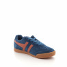 Baskets basses bleues et roses