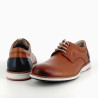 Derbys marron en cuir