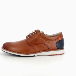 Derbys marron en cuir