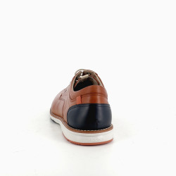 Derbys marron en cuir