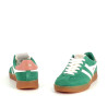 Baskets basses vertes