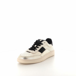 Baskets basses or et noire