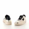 Baskets basses or et noire