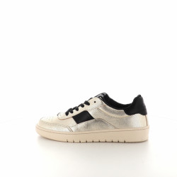 Baskets basses or et noire