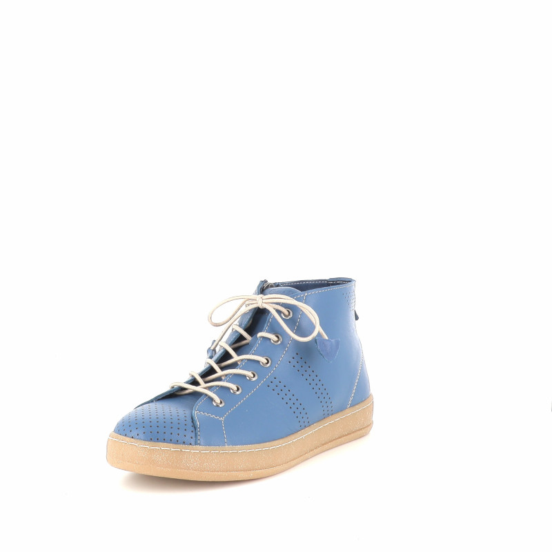 Baskets hautes bleues