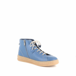 Baskets hautes bleues