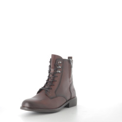 Boots marron à lacets