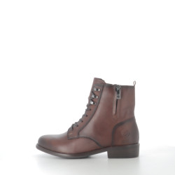 Boots marron à lacets