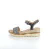 Nu-pieds noir pied de poule