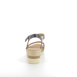 Nu-pieds noir pied de poule