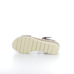 Nu-pieds noir pied de poule