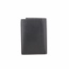 Portefeuille en cuir noir