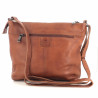 Sac à Bandoulière en Cuir Marron Bear