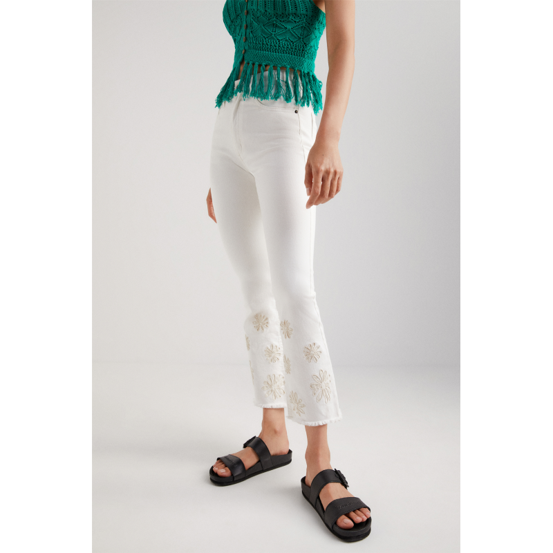 Pantalon blanc Desigual