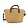 Sac paille et noir