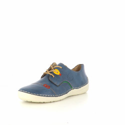 Baskets basses bleues