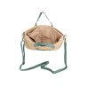 Sac à main en jute vert Les Tropéziennes
