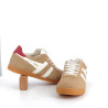 sneakers Gola en cuir beige
