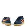 Baskets Bleues et orange