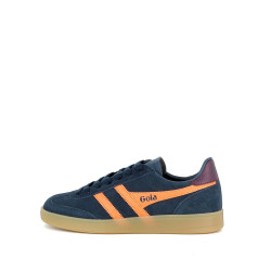 Baskets Bleues et orange