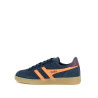 Baskets Bleues et orange