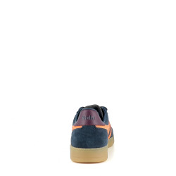 Baskets Bleues et orange