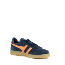 Baskets Bleues et orange